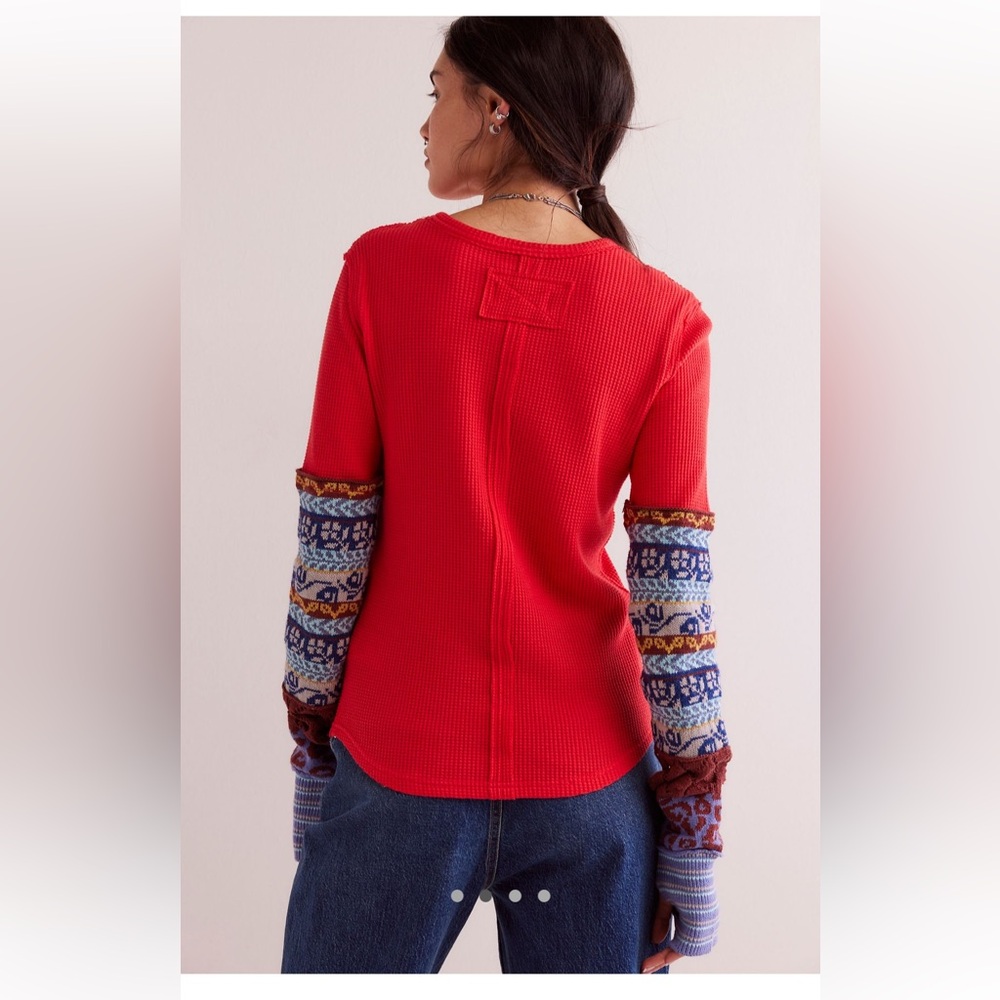 NEW we the free all in cuff long sleeve thermal - Picture 4 of 4